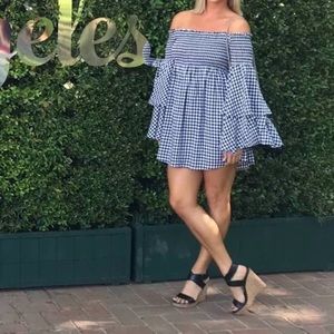 Skylar + Madison Off the Shoulder Dress
